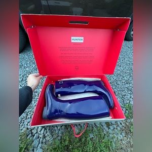Tall Gloss Hunter Boots